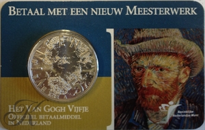 Picture of Coincard 5 euro 2003 Van Gogh