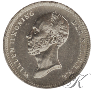 Picture of 25 cent 1848 met punt