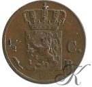 Picture of ½ cent 1821 Brussel