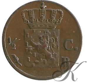 Picture of ½ cent 1821 Brussel