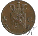 Picture of ½ cent 1822 Brussel