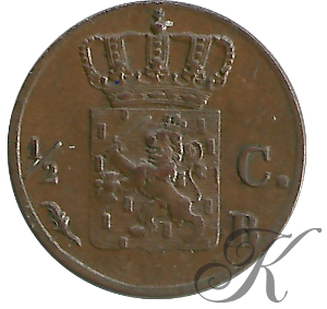 Picture of ½ cent 1822 Brussel
