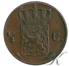 Picture for category ½ Cent Willem I