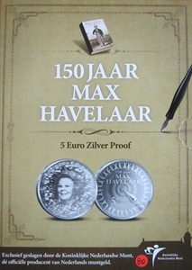 Picture of 5 euro zilver proof 2010 Max Havelaar