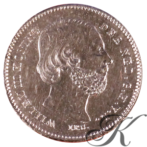 Picture of 25 cent 1890 met punt