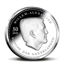 Picture of 5 Gulden Curaçao en Sint Maarten Koning Willem-Alexander 2017 Zilver Proof