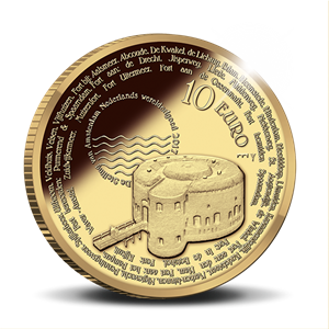 Picture of 10 euro goud proof 2017 Stelling van Amsterdam