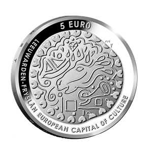 Picture of 5 euro zilver proof 2018 Leeuwarden