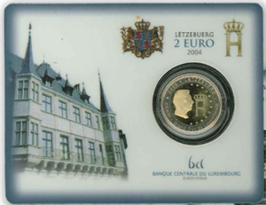 Picture of Luxemburg 2004 - 2 Euro - in coincard