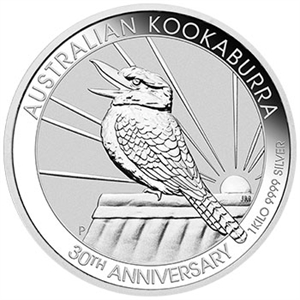 Picture of Zilveren 1 kilo-munt "Kookaburra" 2020