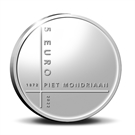 Picture of 5 euro zilver proof 2022 Piet Mondriaan