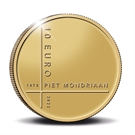 Picture of 10 euro goud proof 2022 Piet Mondriaan