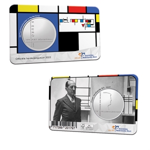 Picture of Coincard 5 euro 2022 Piet Mondriaan UNC