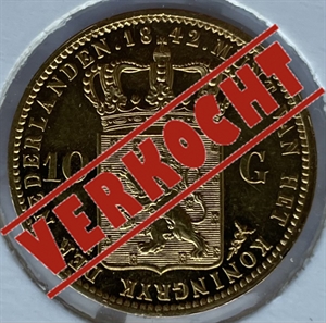 Picture of Gouden Tientje 1842 (RR) FDC-