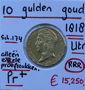 Picture of Gouden Tientje 1818 Utrecht